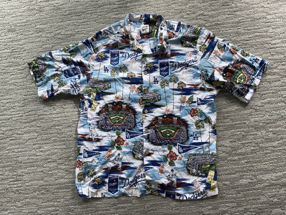 LA Dodgers MLB Shirt Unisex Sz XXlarge Reyn Spooner Hawaiian Baseball